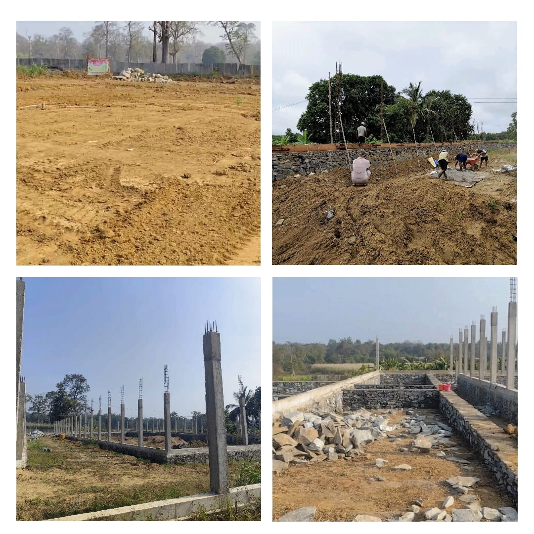 Swarna Nandini Gou-shaala Construction Progress